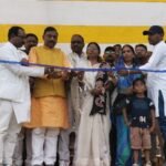 लेस्लीगंज मिडिल स्कूल के मैदान में संत शिरोमणि गुरु रविदासजी की 649वीं जयंती मनाई गई, पांकी विधायक ने फिता काट कर किया उद्घाटन।